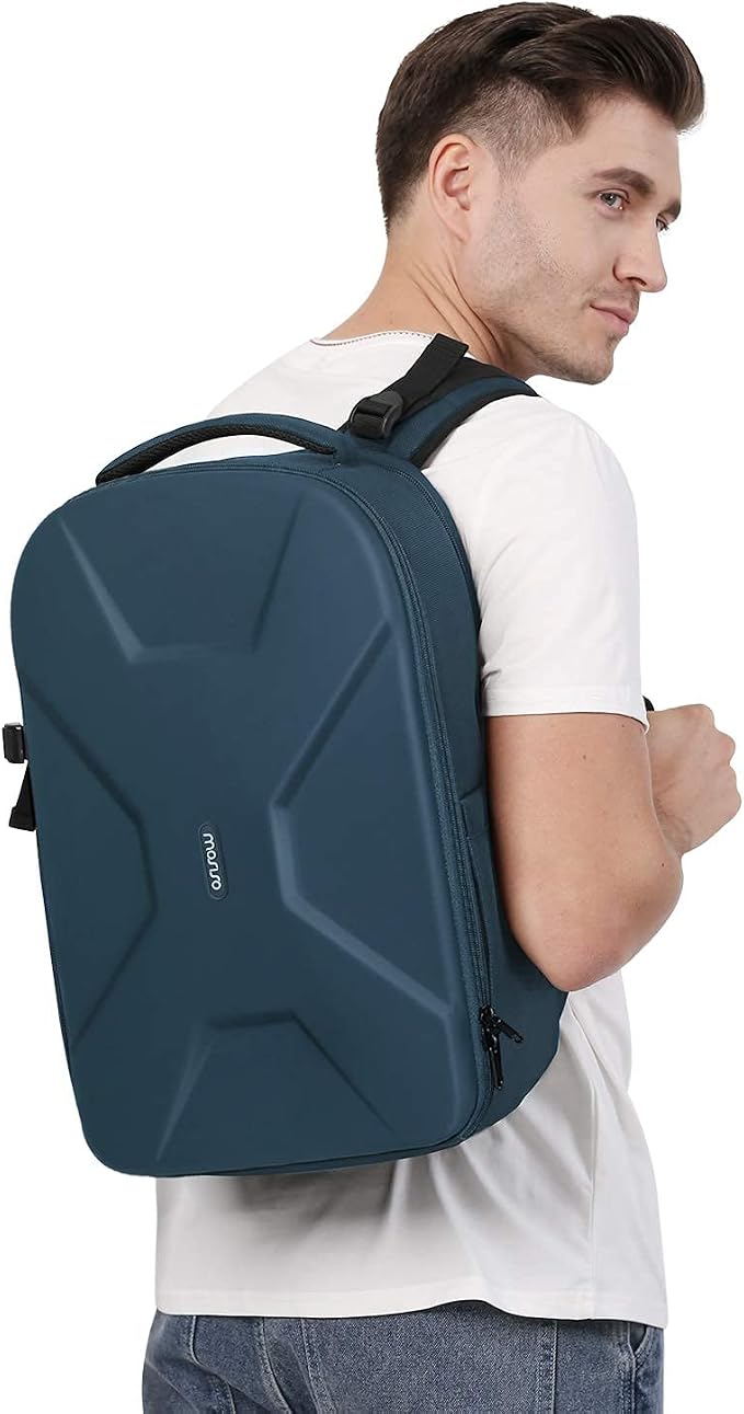MOSISO Camera Backpack, DSLR/SLR/Mirrorless Photography Camera Bag | 15-16 inch Waterproof Hardshell Case with Tripod Holder&Laptop Compartment Compatible with Canon/Nikon/Sony, Deep Teal - Image 6