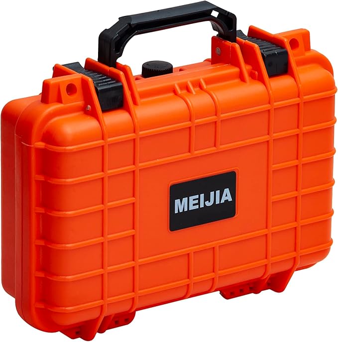 MEIJIA Portable All Weather Waterproof Protective Hard Case, Small Camera Case,Dry Case with Customizable Foam,Fit Use of Drones, Camera,Equipments, 11.65 ”x8.35”x3.78” - Image 8