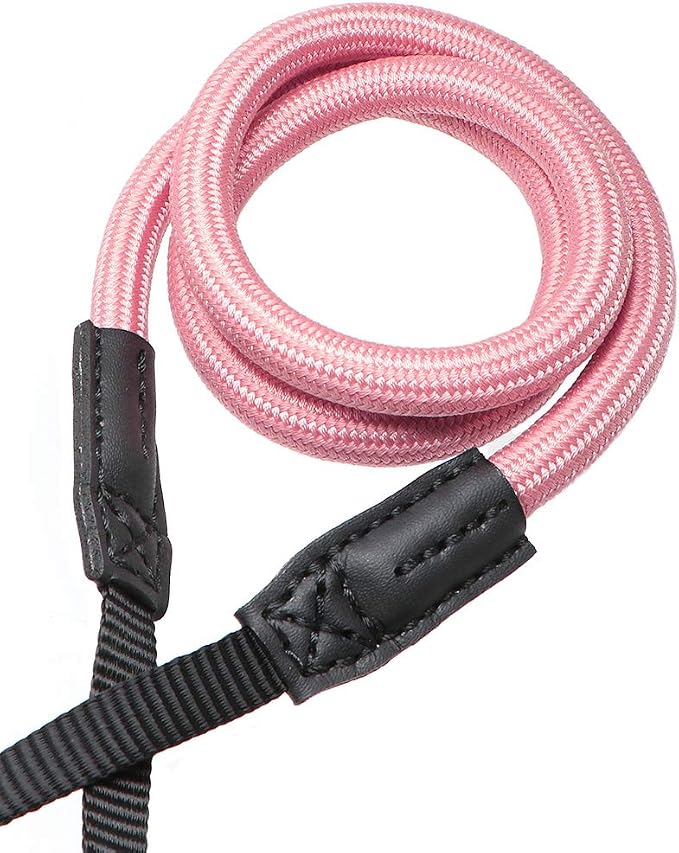 Quick Release Camera Neck Strap Shoulder Strap Belt for Mirrorless Digital Cameras Climbing Rope with Quick Release QD Loops Connector with O-Ring Adjustable Length 30-53inch Pink - Image 5