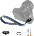 PGYTECH Rope Camera Wrist Strap Slim Trendy Style, Adjustable Quick Release | Camera Hand Strap for Fujifilm/Sony/Nikon/Canon Camera/Phone for Daily & Travel, Anti-Drop, Holds 55.1lb, Mystic Blue by PGYTECH-US