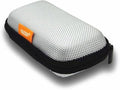 Silver Small EVA Electronic Carrying Case, Hard Shell Zipper Pouch | Protection Bag for Earbud, Wired Earpiece, Bluetooth Headset, Charger, Cell Phone Accessories, Gadgets by GLCON