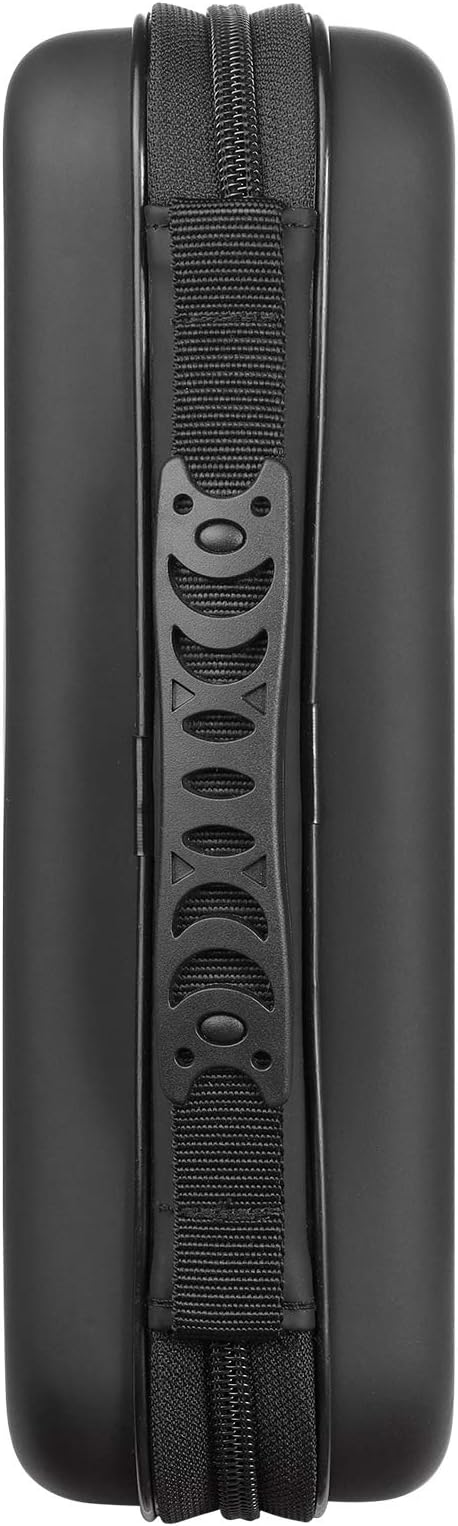 alavisxf xx CD Case, 96 Capacity EVA Protective Blu-ray DVD Case Portable Zipper CD Case Holder Disc Storage Organizer Wallet Bag for Car Home Travel (96 Capacity, Black96) | EVA Shock-resistant, Double Zipper Closure, Portable Handle, DVD Storage Orga... - Image 6