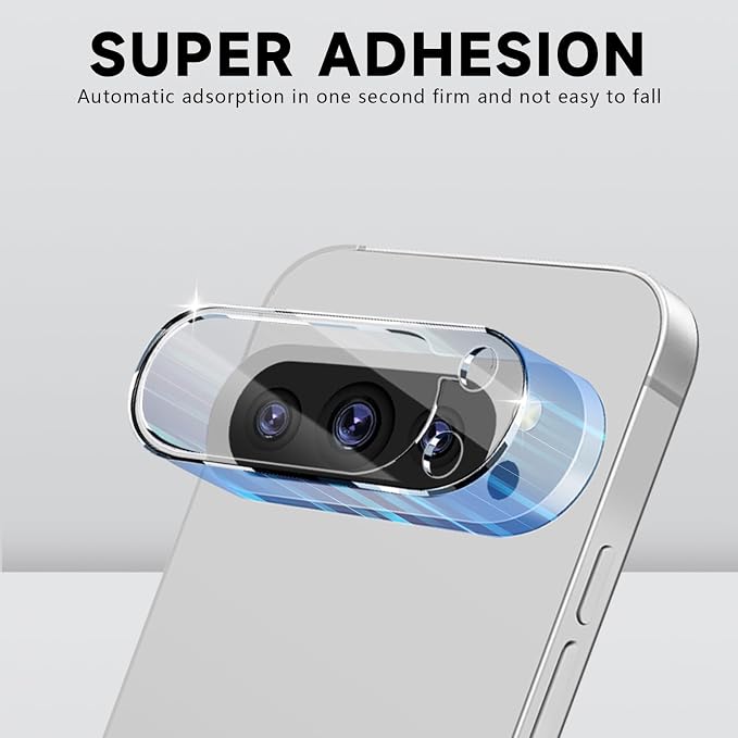 3 Pack for Google Pixel 9 Pro XL Camera Lens Protector | Tempered Glass 9 Hardness,Anti-Scratch High Definition Camera Screen Protector for Pixel 9 Pro XL - Image 4