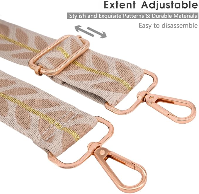 Replacement Purse Strap Shoulder Strap Adjustable Crossbody Strap for Women Crossbody Wide Shoulder Bag - Image 5