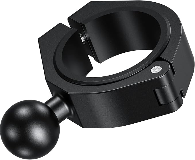 BRCOVAN Aluminum Alloy Large Bar Clamp Mount Base with 1'' TPU Ball | Fit 1.5'' / 1.65'' / 1.75'' / 1.85'' / 2'' Diameter Round Rails, Fit for RAM Mounts B Size 1 Inch Ball Double Socket Arm - Image 9