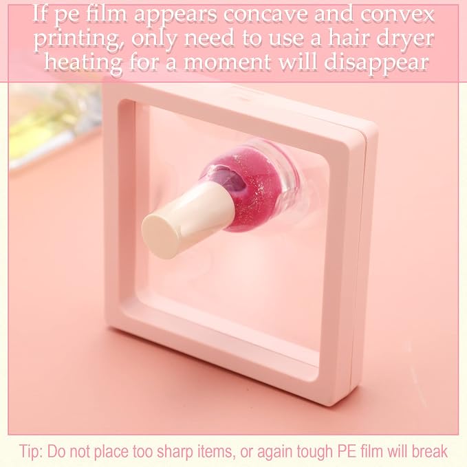 meekoo 30 Pcs Press on Nail Packaging Box with 90 Pcs Adhesive Double Sided Tape Artificial Nail Display Case Storage Container Box Acrylic Packaging Organizer for Art Home Salon(Pink) - Image 5