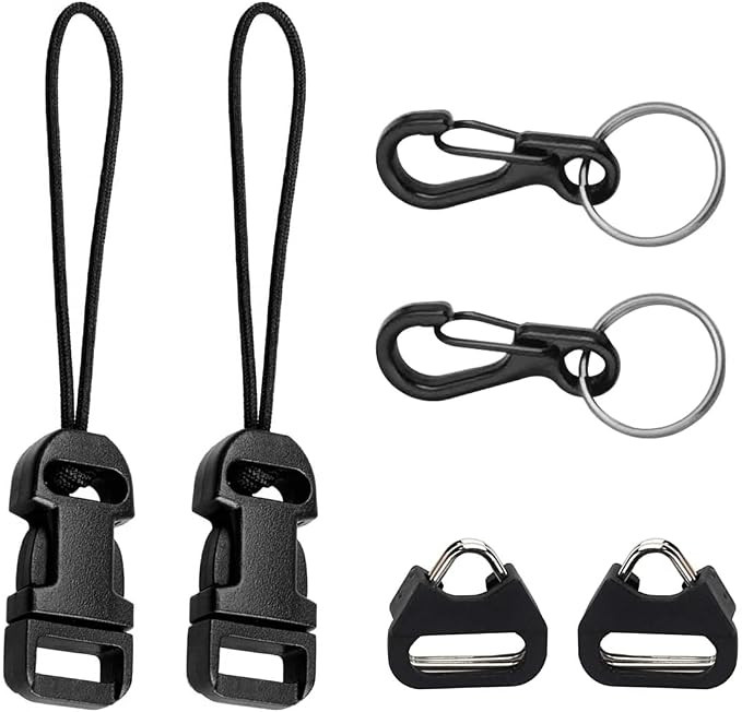 Camera Quick Release Strap Adjustable Quick Release Buckles for Nikon DSLR Camera Strap Quick Release QD Loops Clips Connector Buckle Connect Adapter to Lug Split Rings Adaptor Camera Neck Strap by GECIC