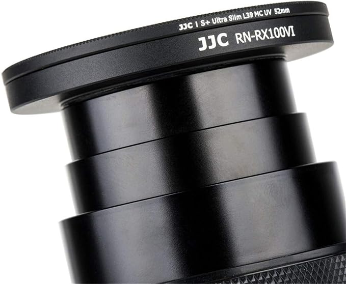 JJC Dedicated Metal Filter Adapter Lens Adapter for Sony ZV-1II RX100VII | with 52mm Snap-On Lens Cap & Cap Keeper String,for ZV-1II RX100 VII VI RX100M7 G5X Mark II,Install 52mm UV CPL ND Filter - Image 7