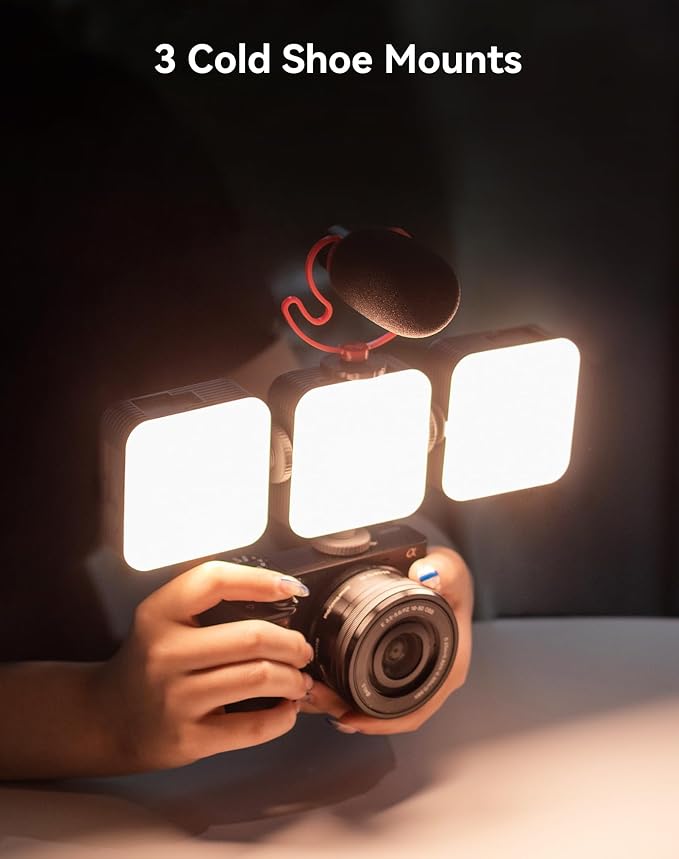 SmallRig P96 Mini LED Video Light, Bi-Color 2700-6500K Portable Light | CRI 95+, 2200mAh, with Camera Cold Shoe Adapter, for Content Creator Photography Vlogging, for TikTok, YouTube Streaming - Image 8