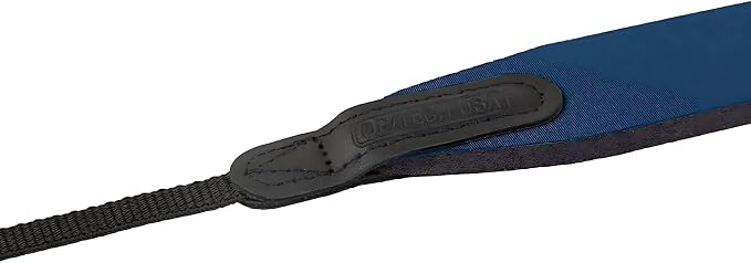 OP/TECH USA E-Z Comfort Neoprene Neck Strap - Lightweight, Padded, Adjustable Strap for DSLR, Mirrorless & Binoculars (Navy) - Made in USA | Neoprene neck strap with 44" adjustable length and 3/8" webbing for cameras, binoculars and gear - Image 2