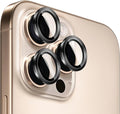 Camera Lens Protector for iPhone 14 Pro/14 Pro Max/15 Pro/15 Pro Max | iPhone 16 Pro/16 Pro Max,Camera Cover,HD Clear,Anti-Scratch Lens Screen Protector Film,Case Friendly,Black Titanium,1 Pack by Unknown