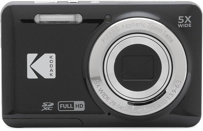Kodak PIXPRO FZ55 Digital Camera (Black) + Black Point & Shoot Camera Case + 64GB SD Memory Card + Tri-fold Memory Card Wallet + Hi-Speed SD USB Card Reader + More! - Image 4