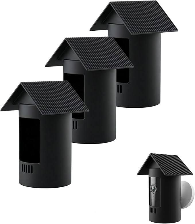 3 Pack Weatherproof Silicone Protective Case Cover for Ring Stick Up Cam Battery, Anti-Scratch UV Resistant Skin for Indoor Outdoor by Unknown