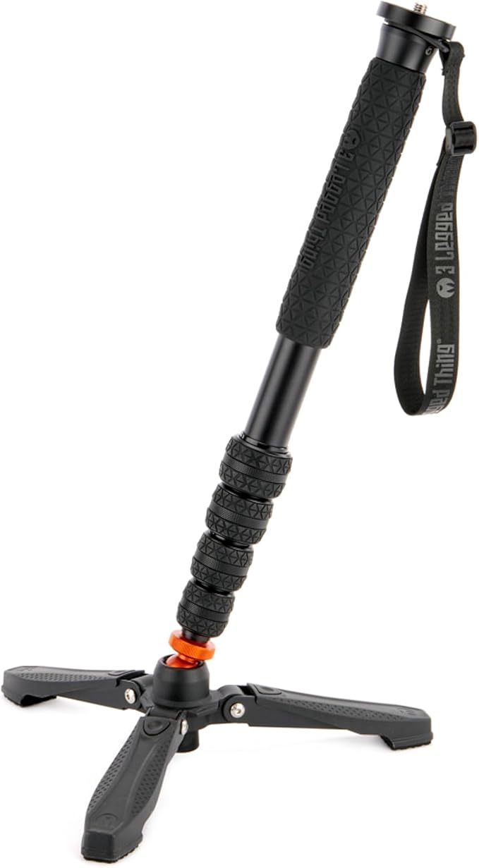 3 Legged Thing Punks Taylor 2.0 Magnesium Alloy Monopod Kit - Travel-Friendly Camera Monopod for Photographers & Videographers (TAYLORKITDARK2.0) - Image 3
