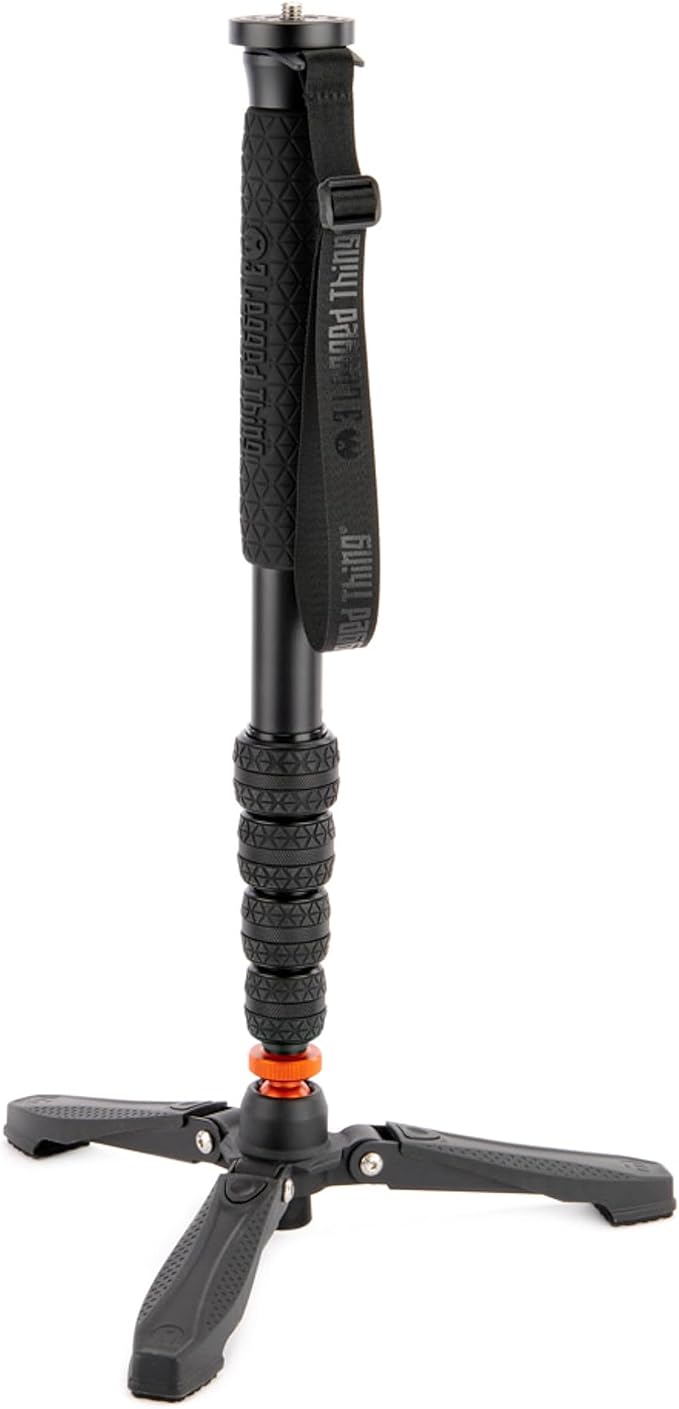 3 Legged Thing Punks Taylor 2.0 Magnesium Alloy Monopod Kit - Travel-Friendly Camera Monopod for Photographers & Videographers (TAYLORKITDARK2.0) by 3LeggedThing