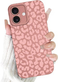Cute Pink Cheetah Print Phone Case for iPhone 17 6.3" | Aesthetic Leopard Pattern Design Cover Full Camera Lens Protective Shockproof Soft Slim TPU Funda for Women Girls by Unknown