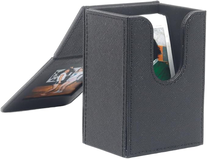 Orga'Neat Picture Holder Storage Case for Fujifilm Instax Mini Film 12/11/90/40/9/8/7/7+/EVO, PU Leather Photo Holder with Pocket Outside, up to 50 Photos (Black) - Image 3