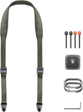 PGYTECH 1.8" Wide Padded Camera Strap with Quick Release Plate for DSLR/SLR | Anti-Slip EPDM Padding Camera Neck Strap Adjustable, UHMWPE Bearing 90kg for Travel, Street, Outdoor Photography, Green by PGYTECH-US