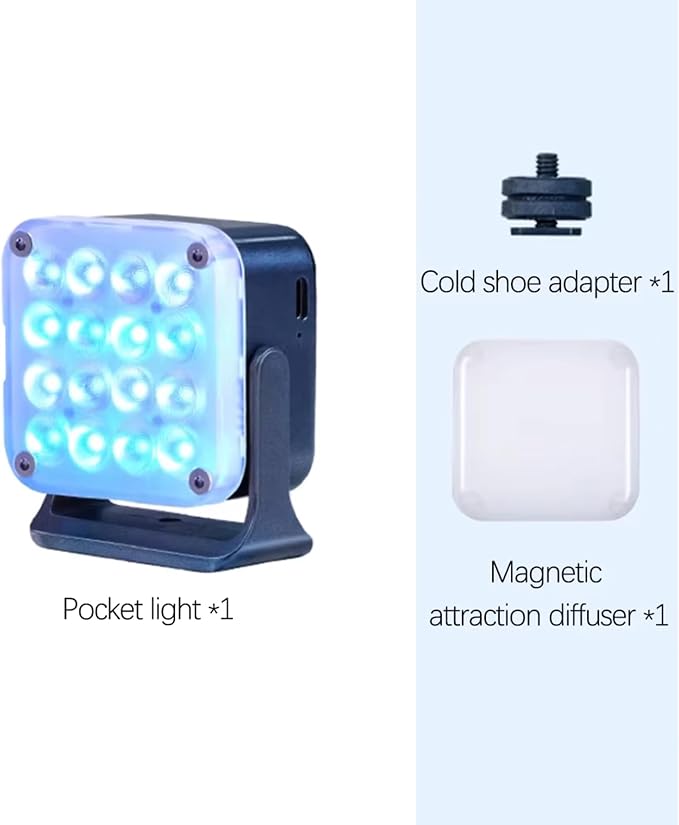 Nanlite Pico Portable LED Fill Light – Full Color RGB | Snap-On Attachment for Phone/Camera Photography, Live Streaming, Video Content Creation - Image 2