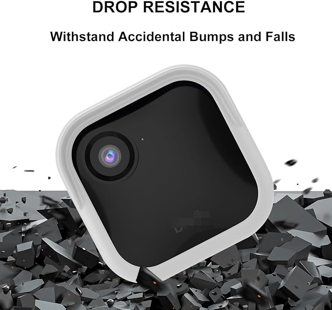Silicone Case Cover for All-New Blink Outdoor 4 (4th Gen) - Weatherproof Protective Skin Cover with Hat Brim for All-New Blink Outdoor 4 & 2K Smart Security Camera (White, 1 Pack) - Image 4