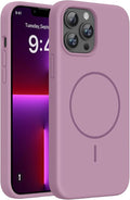 Miracase Magnetic for iPhone 13 Pro Case, Silicone, Soft Microfiber Lining by Miracase