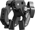 ULANZI CO78 Super Clamp Mount, 3-Jaw Y-Shape Super Clamp with Cold Shoe | & 1/4"-20 Threads,ARRI Pins, Heavy Duty Camera Rig Mount for Monitors, LED Lights, Action Cameras, Desktop Rig, Load - Black by ulanzi