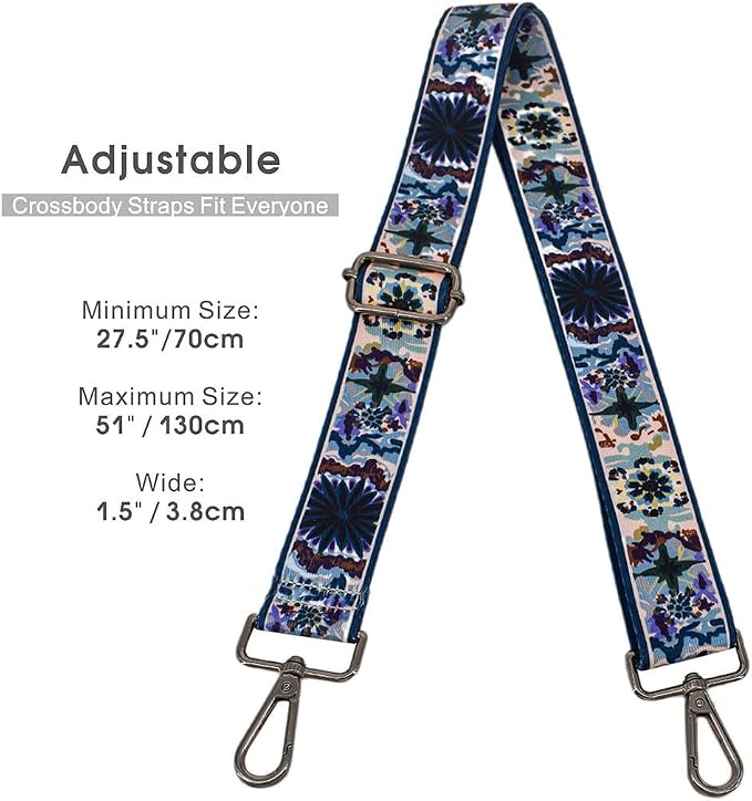 Replacement Purse Strap Shoulder Strap Adjustable Crossbody Strap for Women Crossbody Wide Shoulder Bag - Image 5