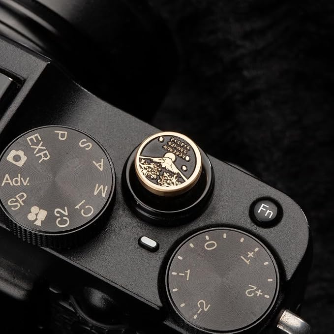Falling Cherry Blossoms Camera Metal Shutter Decorative Button for Fujifilm x100vi x100v xpro2 xt50 xt30 xt30ii for Nikon zf (Copper Alloy-Shutter Decorative Button) - Image 5