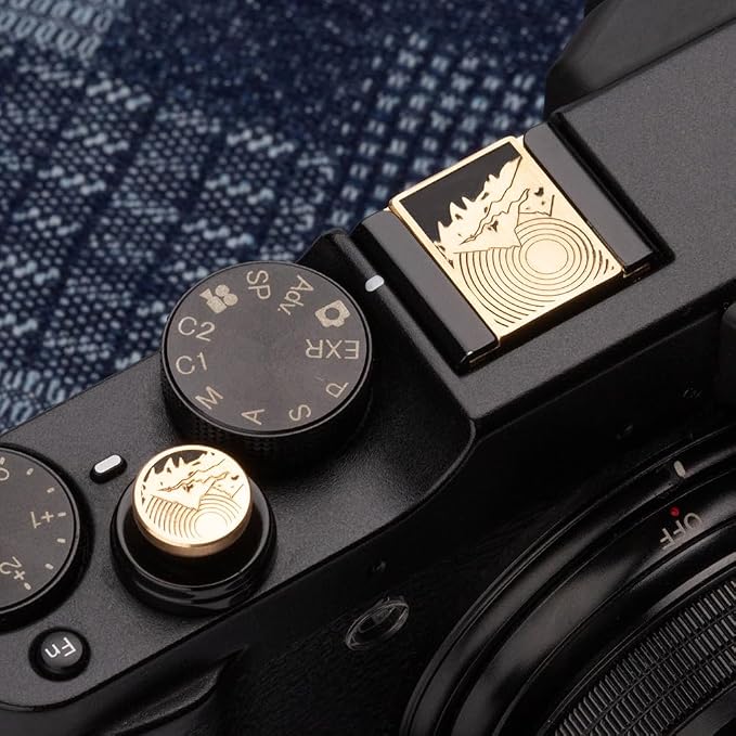 Camera Metal Hot Shoe Protective Cover Shutter Buttons for Fujifilm XPro3 XPro2 XT4 XT3 XT2 XT30 XT20 XE3 XT200 XT100 for Nikon ZF Z5 Z6 Z6II (Copper Alloy-Set) - Image 7