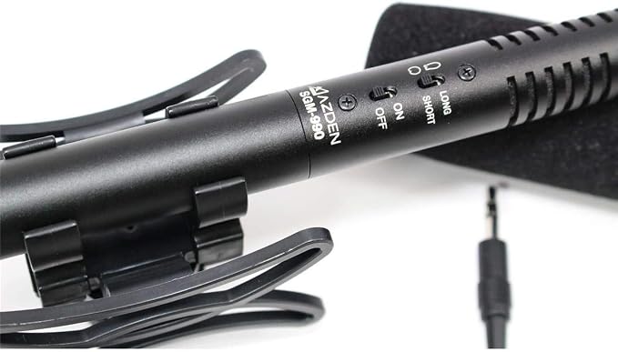 Azden SGM-990+I Supercardioid/Omni Shotgun Microphone with 2-Position Switch | 2-Position Switch - Image 3