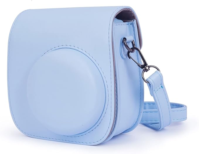Instant Mini 12 Camera Accessories Compatible with Fujifilm Instax Mini 12 Camera Include Case/Album/Wall Hang Frames/Film Frames/Border Stickers/Corner Stickers (Pastel Blue) - Image 2
