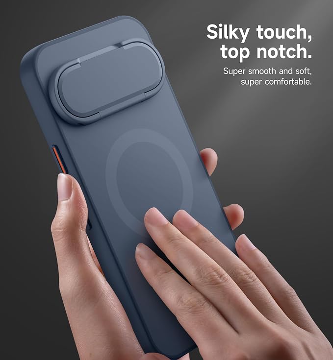 SURITCH for Google Pixel 11/11 Pro Phone Case, Compatible with MagSafe, Protective Cover with Camera Cover & Adjustable Metal Kickstand for Pixel 11/11 Pro 2026 -Dark Blue - Image 4