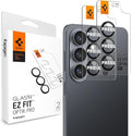 Spigen Camera Lens Protector for Galaxy S26 - Black [2 Pack] | GlasTR EZ Fit Optik Pro, 9H+ Tempered glass, Scratch resistant, Original photo quality, Auto-align tray, Case-friendly by Unknown
