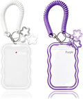 2 Pack Cute Photocard Holder Keychain,Kpop Photo Card Holder | Creative Photo Protector Keychain Accessories for Bus Card, Daily Display & Travel Decorations Gifts by Unknown