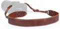 MegaGear Sierra Genuine Full-Grain Leather Camera Strap — Vintage Shoulder & Neck Strap for Canon, Sony, Fuji, Leica, Nikon, Olympus DSLR & Mirrorless — 39-47 in Adjustable, Hand-Stitched, Brown by MegaGear