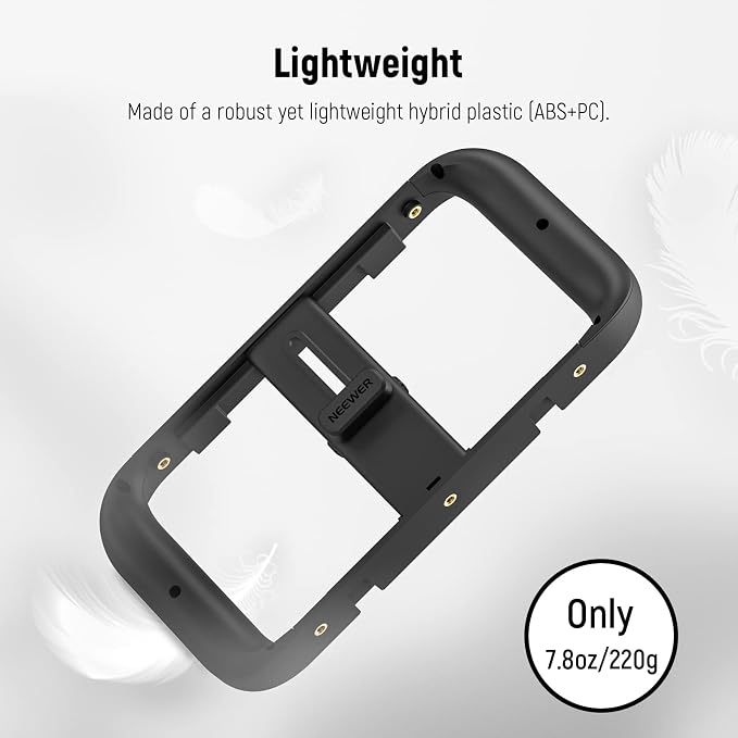 NEEWER Mobile Phone Video Rig, Mobile Phone Grip Stabiliser Cage | Cold Shoe, 1/4 Inch Thread, Video Recording Film Rig, Compatible with iPhone 16 15 Pro Max Plus 14 13 Mini X XS Max XR - Image 7