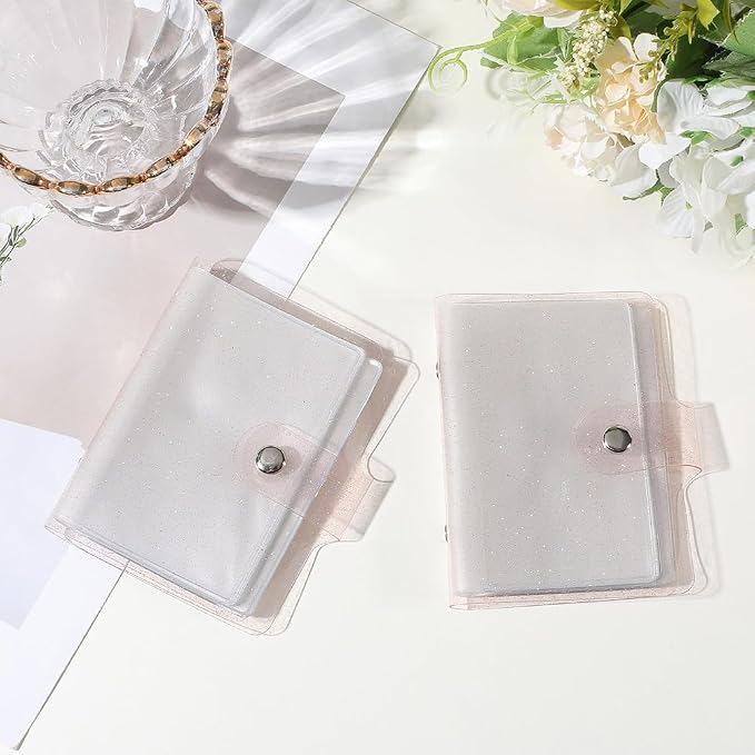 2 Pack 36 Pockets Instax Mini Picture Book Wallet Size Photo Album 4 x 3 Inch Rectangle PVC Plastic Small Polaroid Album Book Cover Holder for 3 Inch Pictures Photos Photocard Holder Storage - Image 7