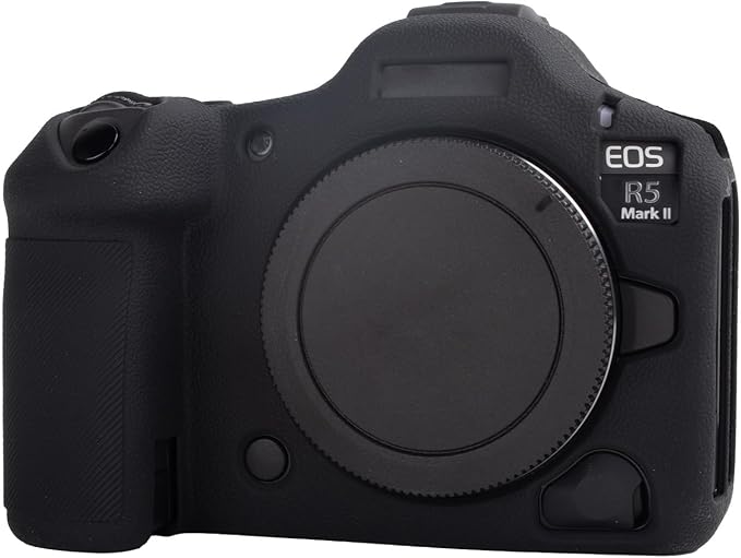 MUZIRI KINOKOO Silicone Case Compatible for Canon EOS R5 Mark II Digital Camera, Soft Rubber EOS R5 Mark II/EOS R5 II Protective case Cover with Anti-Slip Design - Black - Image 8