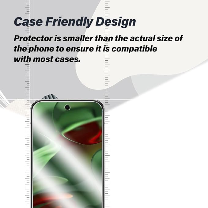 BIGFACE for Pixel 9 Pro Tempered Glass Screen Protector + Camera Lens Protector [ 2 + 2 Pack ][Ultrasonic Fingerprint Unlock] [Anti-Scratch] [Case Friendly] Clear HD Protective Film for Pixel 9 Pro 5G - Image 5