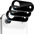 Dengduoduo 3 Pack Camera Lens Protector for iPhone Air, Tempered Glass Lens Cover, Ultra HD, 9H Hardness, Anti-Scratch, Case Friendly [No Affect on Night Shots], Black by Dengduoduo