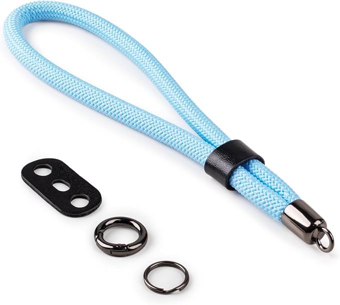 VOVMOEYA Camera Wrist Strap Rope,Camera Hand Strap Compatible with Fujifilm Canon Sony DSLR Camera - Blue by VOVMOEYA