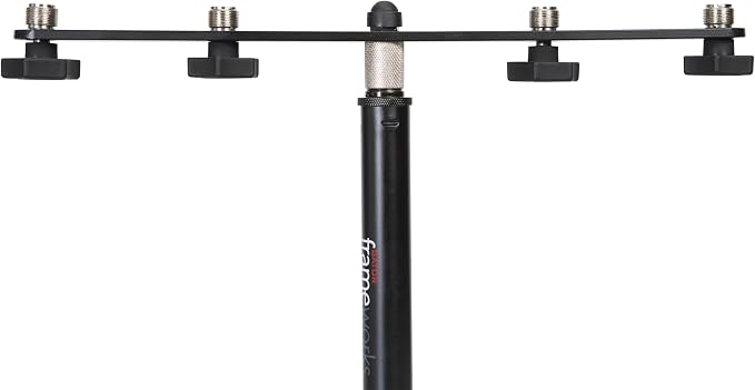 Gator Frameworks 1-to-4 Mic Mount Bar with Standard 5/8-Inch Thread Suitable for Most Microphone Stands Boom Arms (GFWMIC1TO4) - Image 3