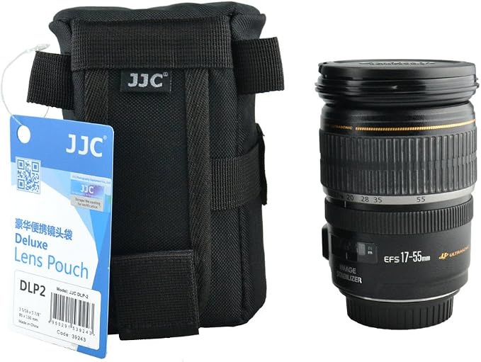 JJC 80 x 152 mm DLP-2 Water-Resistant Deluxe Lens Pouch for Camera - Image 4