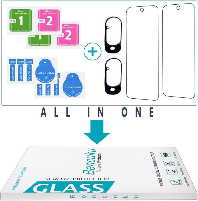 2+2 Pack Screen Protector for Google Pixel 10 Tempered Glass | with Camera Lens Protector, Fingerprint ID Compatible, Anti Scratch, Bubble Free - Image 7