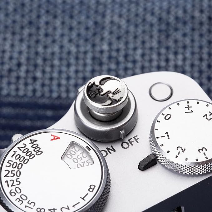 Camera Shutter Button Compatible with FUJIFILM X100VI XT5 XT4 XT3 XT20 XT30 X50 XT200 XPRO2 Soft Release Button for Leica (Taichi Cat) - Image 5