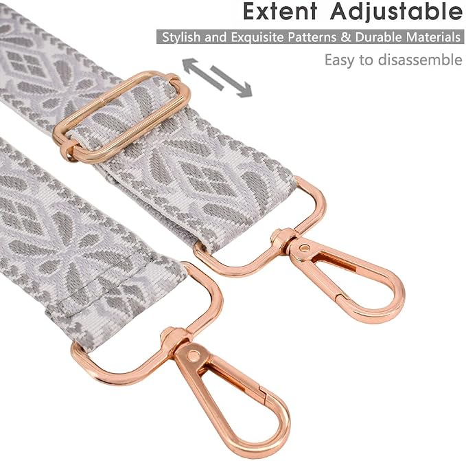 Replacement Purse Strap Shoulder Strap Adjustable Crossbody Strap for Women Crossbody Wide Shoulder Bag - Image 5