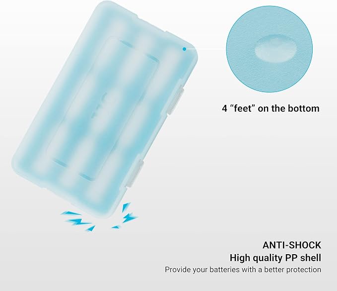 JJC CR123 CR123A Battery Case for 9x CR123 / CR123A / CR17345 / CR16340,Water-Resistant & Shockproof, CR123 CR123A Battery Storage,PP Shell Easy to Carry | Water-Resistant & Shockproof, CR123 CR123A Battery Storage Container Organizer Box, PP Shell Eas... - Image 4