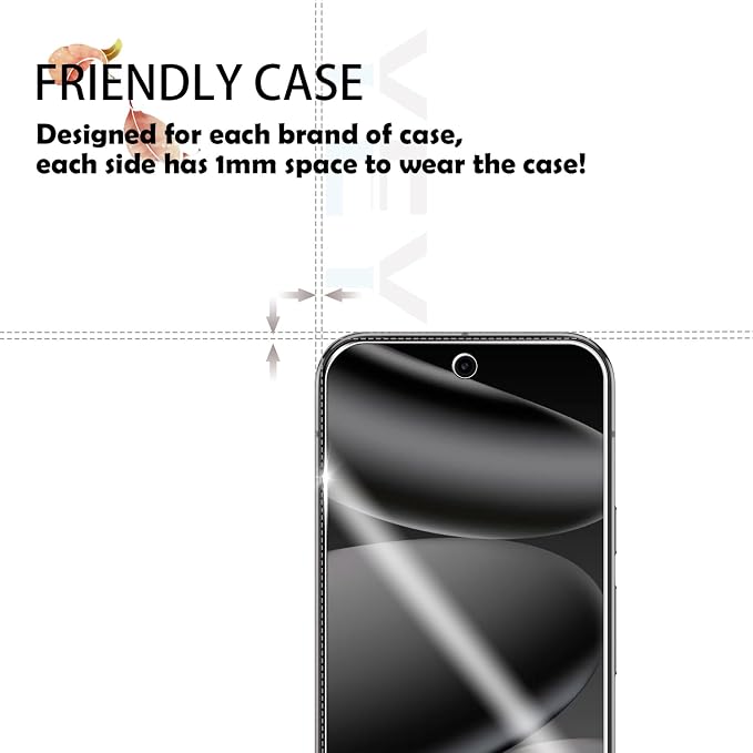 Screen Protector for Google Pixel 10 Pro XL & Camera Lens Protectors [2+2 Pack] [Ultrasonic Fingerprint Unlock] [Case Friendly] [Bubble-Free] Tempered Glass For Pixel 10 Pro XL - Image 4