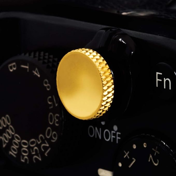Fujifilm Camera Soft Release Button-3Pcs Shutter Button Camera Accessories | Fuji Fujifilm X-M5 X-T5 X-T4 X-T3 X-T30 X-T30 II X-T20 X-PRO3 X100VI X100V X-E4 X-E3 (Gold) - Image 3