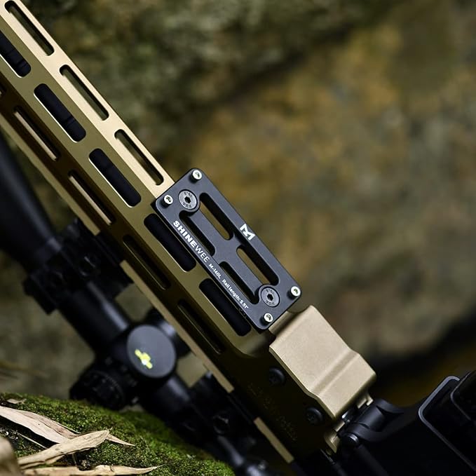 SHINEWEE Arca Dovetail Rail for M-LOK System – Quick-Release Tripod Mount Adapter | Compatible with Arca-Swiss/RRS Standards | Lightweight Aluminum Hunting Accessory | 2-Slot Interface - Image 9
